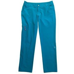 Reel Legends Blue Roll Up Convertible Hiking Outdoor Pants Size 10